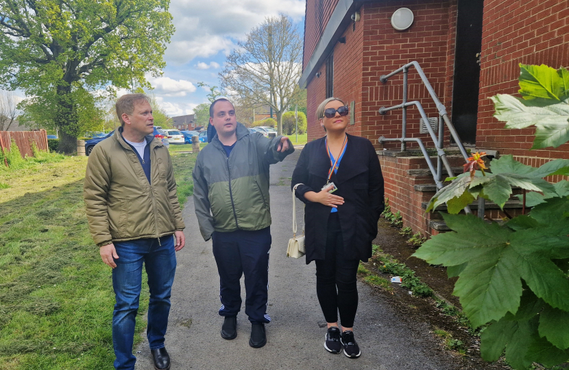 Grant, Matthew and Elina walking